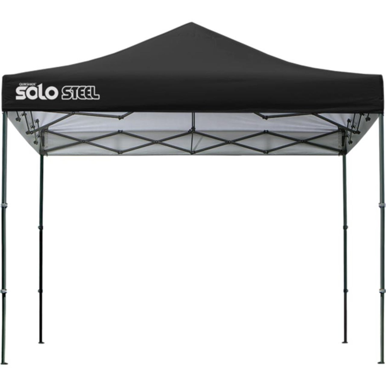 Solo Steel 100 10' x 10' Straight Leg Canopy - Black