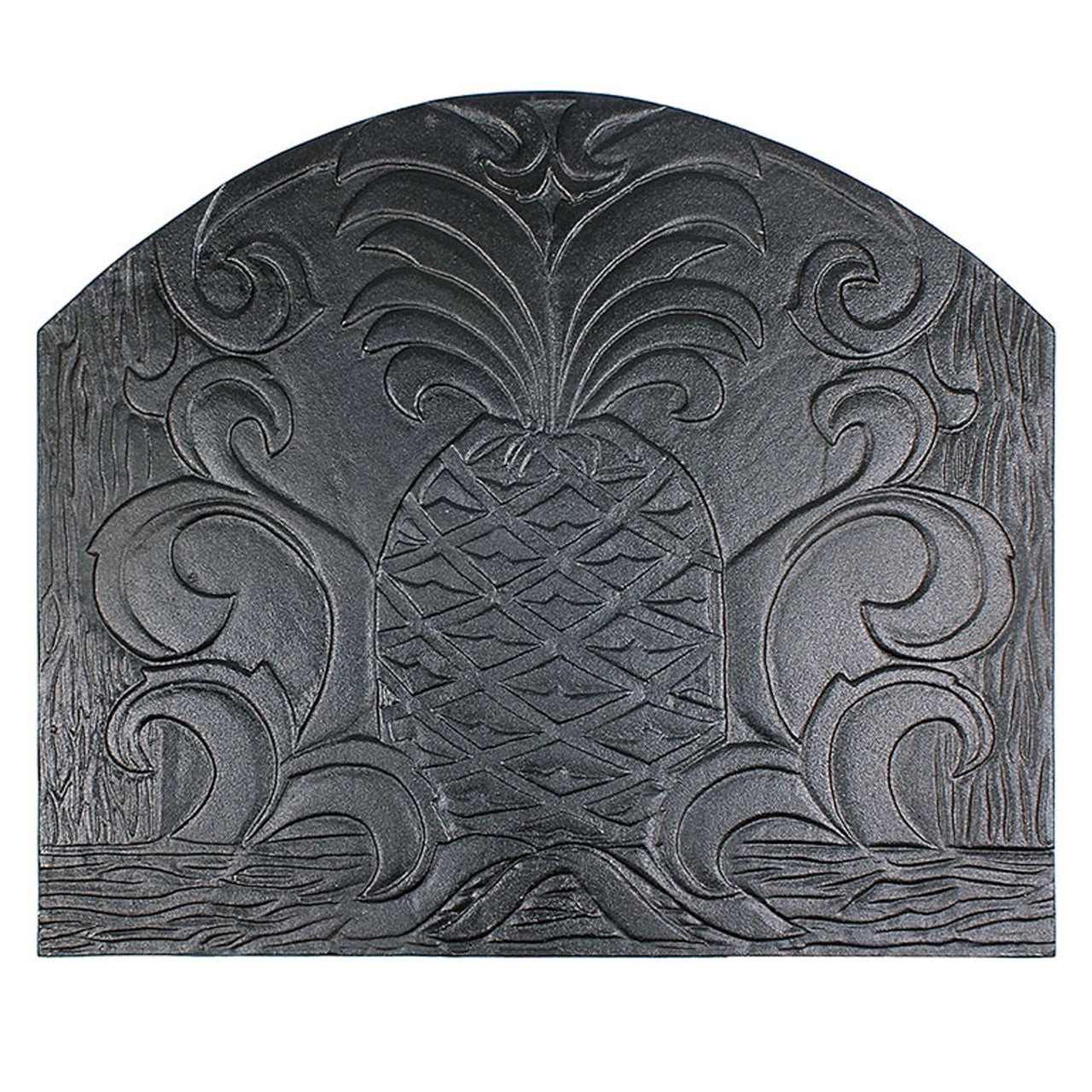 Welcome Cast Iron Fireback - 24'' W x 20'' H