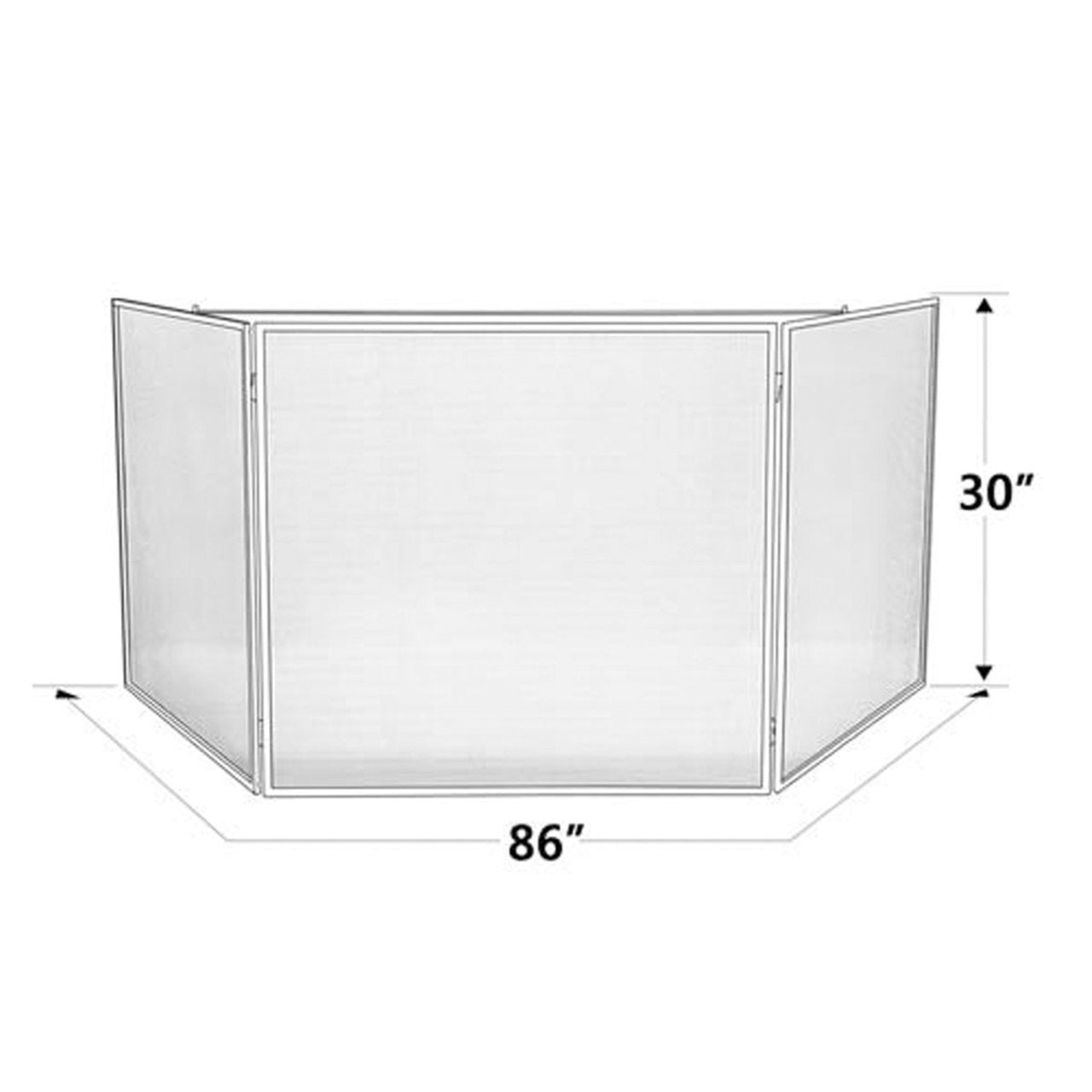 3 Fold Child Guard for Large Stoves