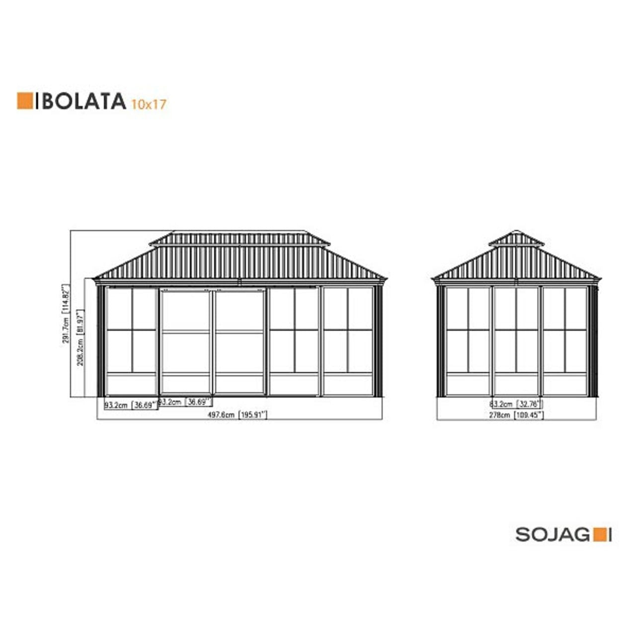Bolata 10' x 17' Solarium