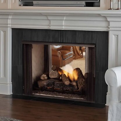 Monessen Lo-Rider See-Thru 36" Clean Face Vent Free Firebox - LSTF36-B