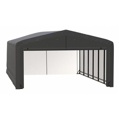 ShelterTube 20 x 27 x 12 Wind & Snow-Load Rated Garage - Gray