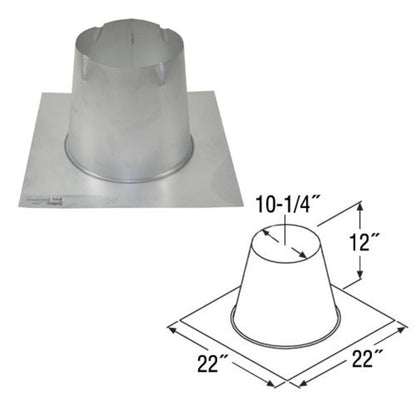 8 DuraTech Flat Roof Flashing - 9651