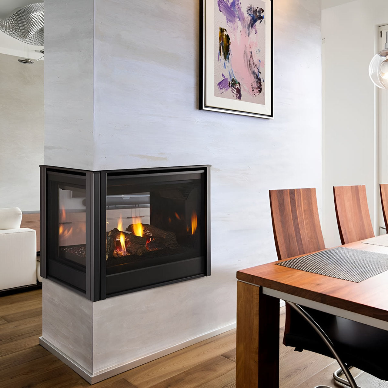 Majestic 36" Pier Multi Side Top/Rear Gas Fireplace - PIER-DV36IN
