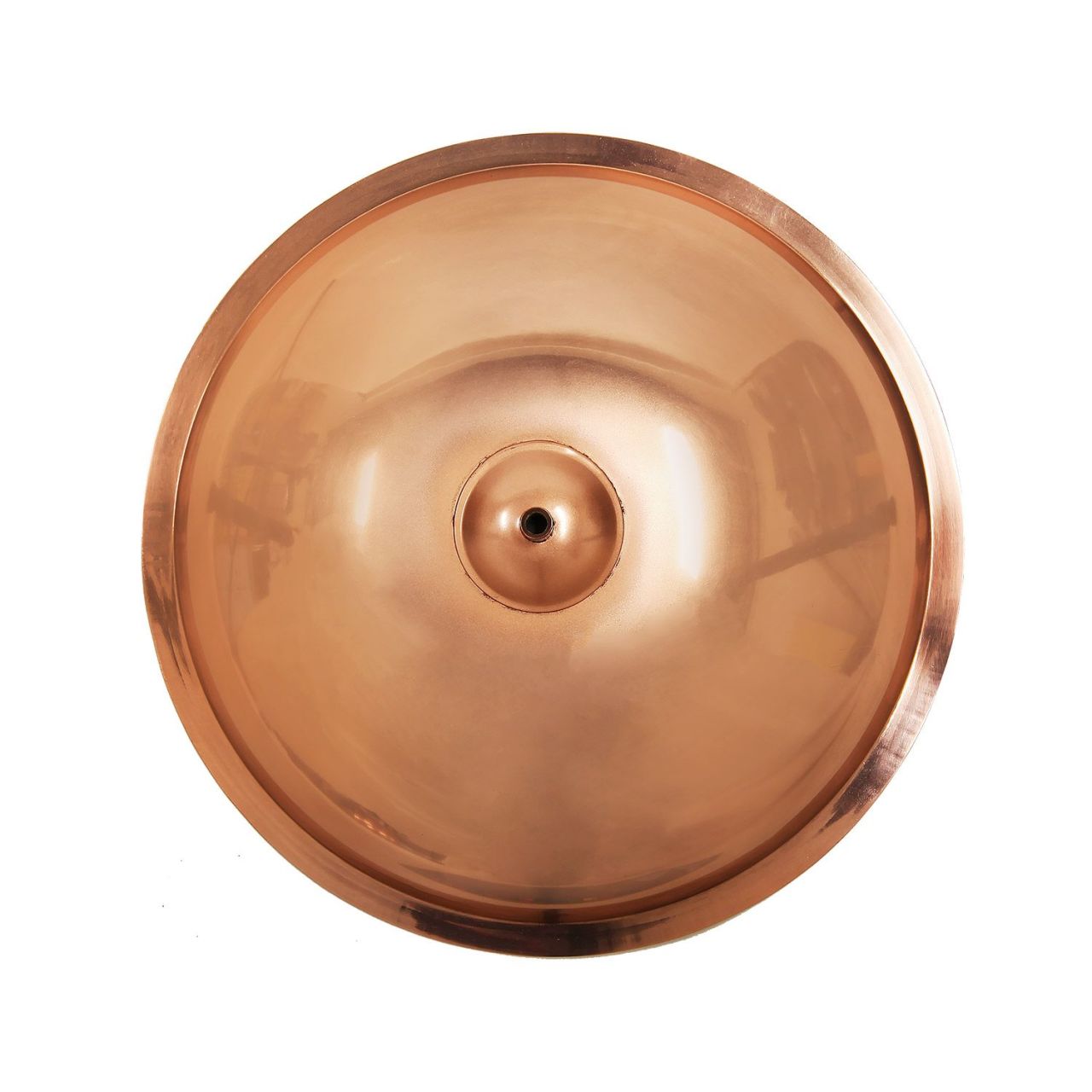 12" CopperDogwood Copper Birdbath with Stake