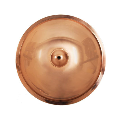 12" CopperDogwood Copper Birdbath with Stake