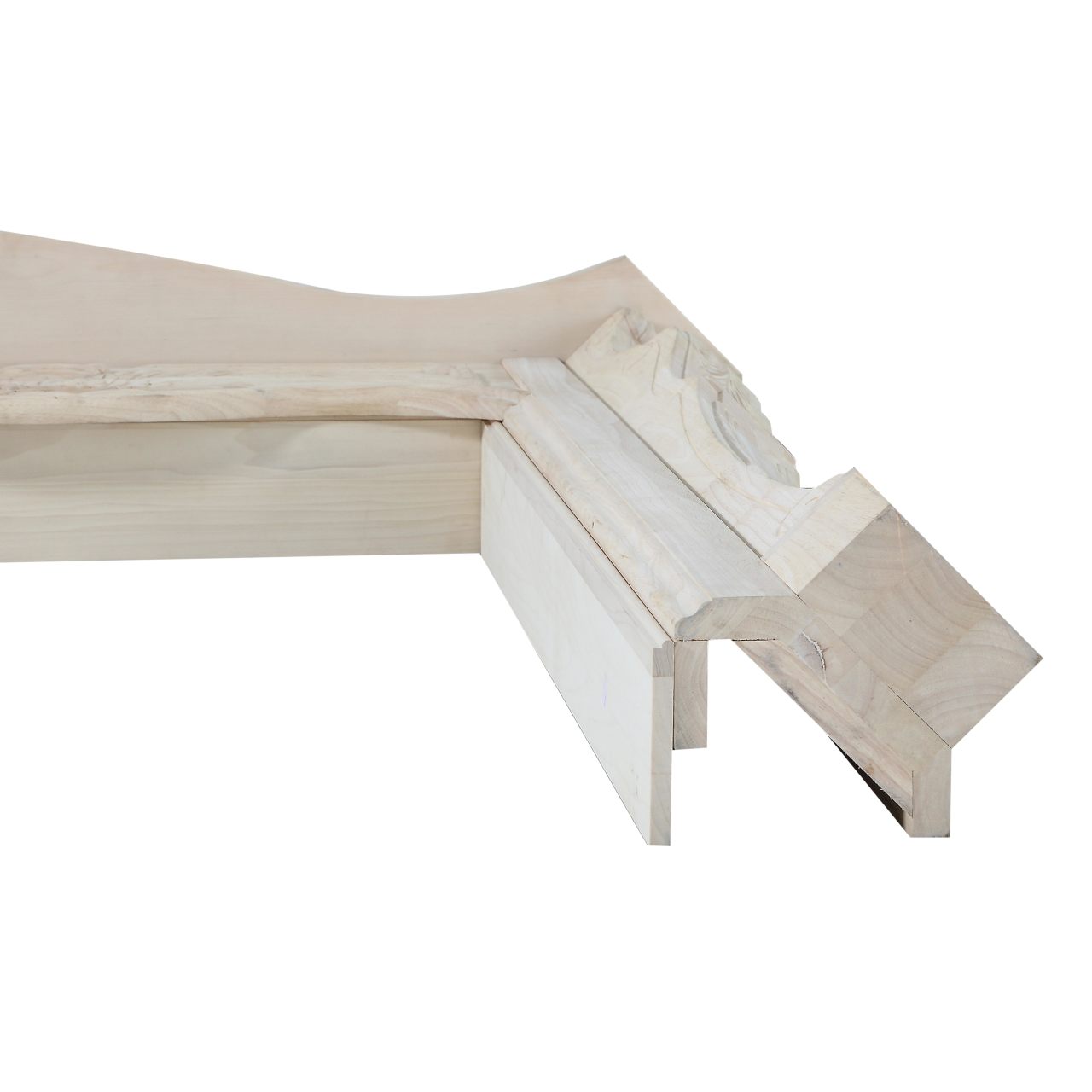 48'' Deauville Unfinished Fireplace Surround by Pearl Mantels