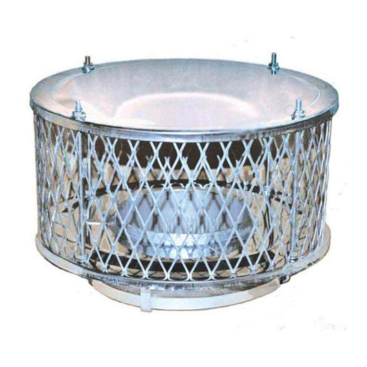 Ventis 6" Class-A Chimney Stainless Steel Rain Cap with 3/4" Diamond Screen - VA-CD06