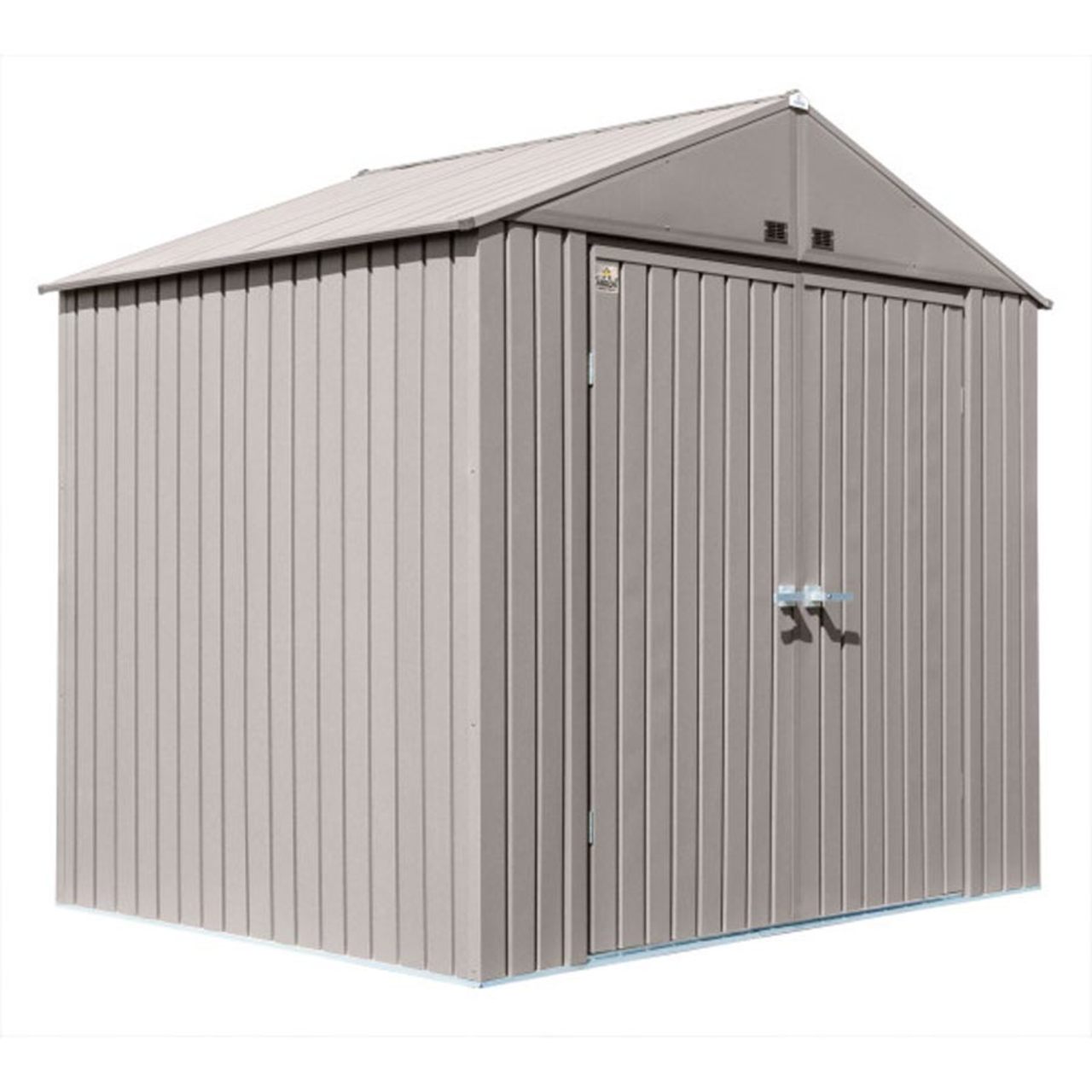 Arrow Elite Steel Storage Shed 8' x 6' - Cool Gray