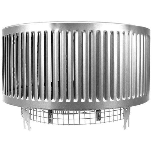 8" Superior Round Chimney Cap with Louvered Screen