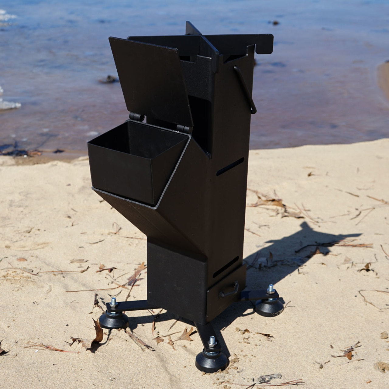 Woodeze Portable Small Black Rocket Stove