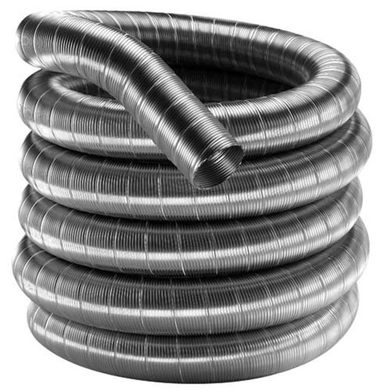 8'' DuraFlexAL 35' Aluminum Gas Chimney Liner - 8DFA-35