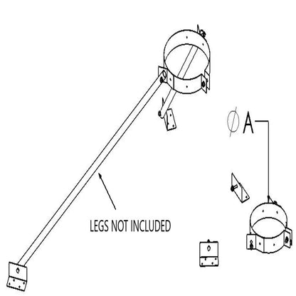 8" Extended Roof Bracket