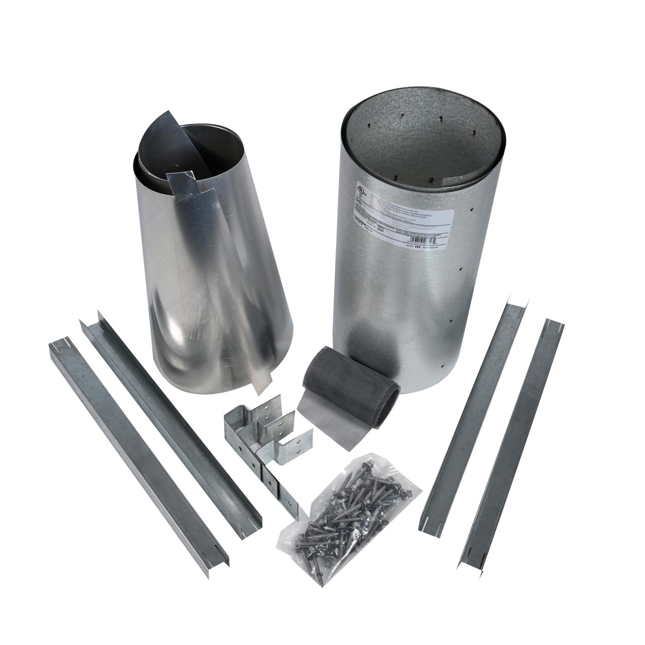 Selkirk Universal Rubber Boot Flashing Kit for Raised Ridge Metal