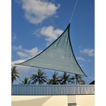 16' x 16' Heavyweight Square Shade Sail  - Sea Blue