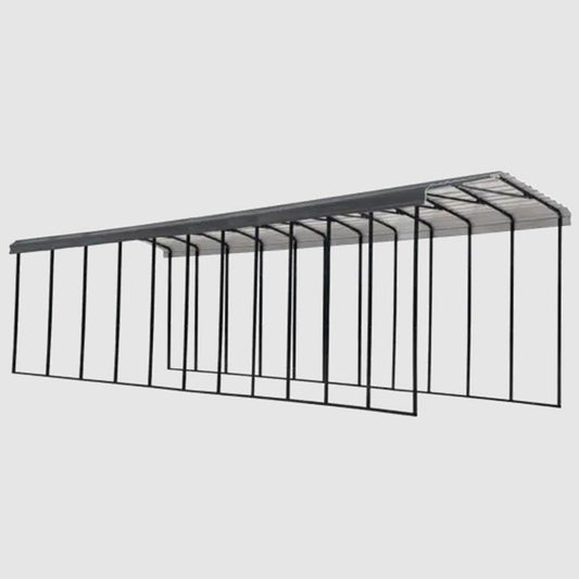 Arrow RV Carport 14 x 51 x 14 Ft. - Charcoal