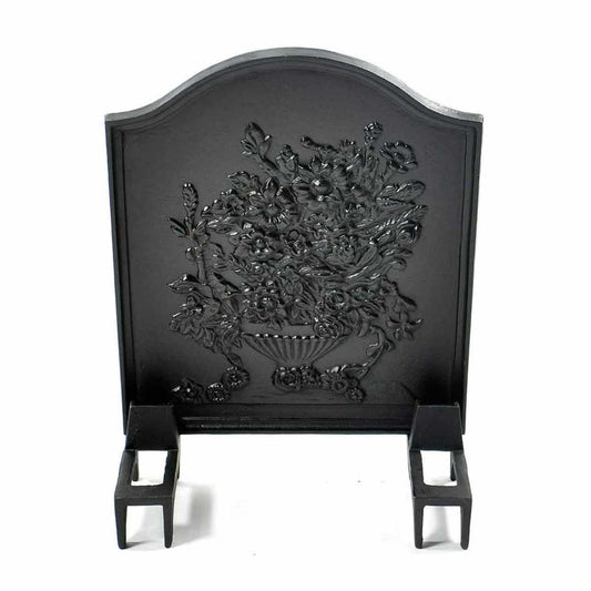 Bouquet Cast Iron Fireback - 20 " H x 17" W