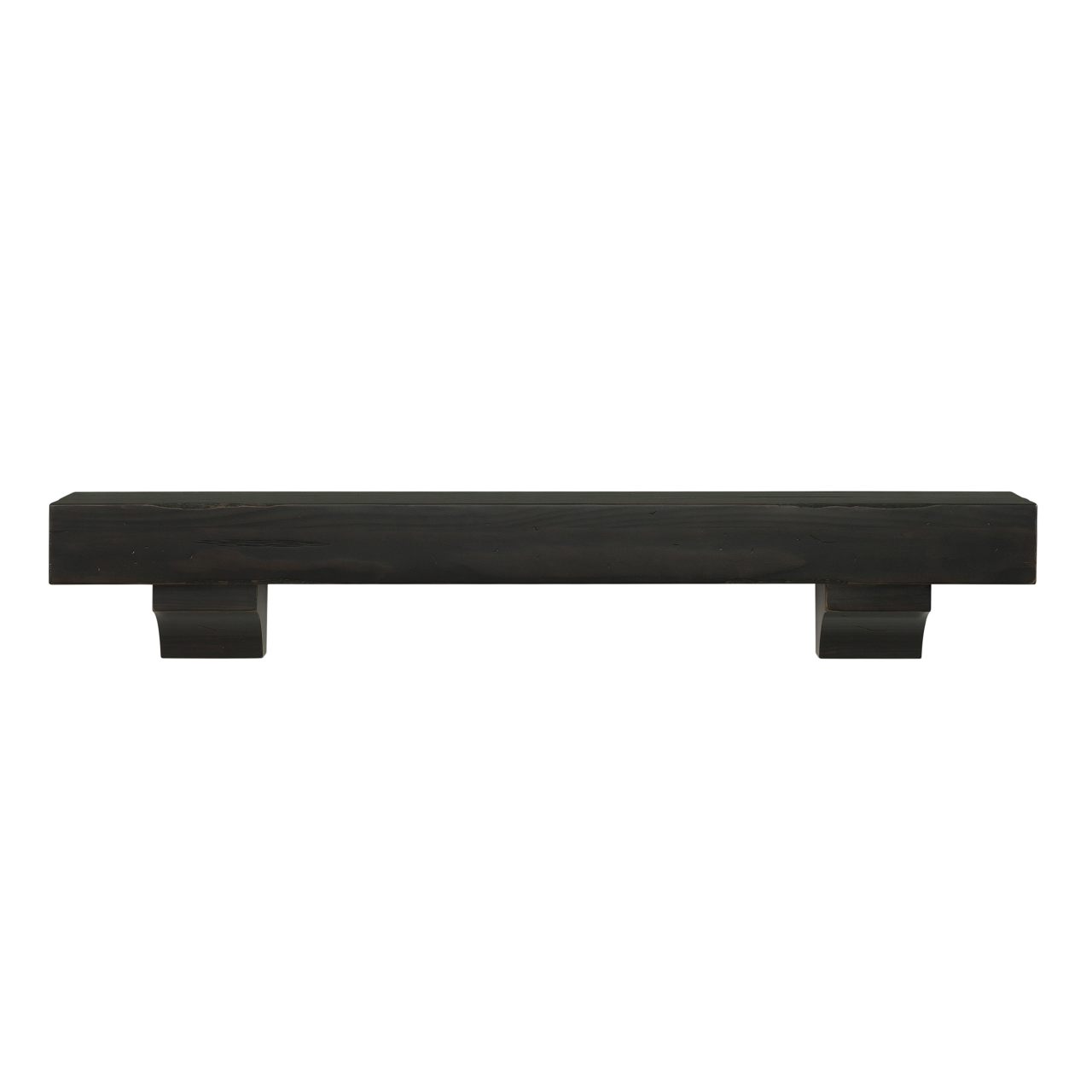 60" Shenandoah Fireplace Shelf by Pearl Mantels - Espresso Distressed Finish