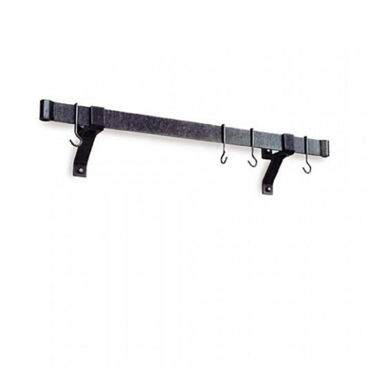 36" Rolled End Bar-Hammered Steel