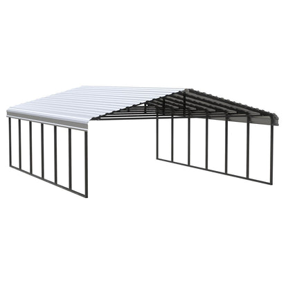 Arrow 20 x 29 x 9 Carport - Eggshell
