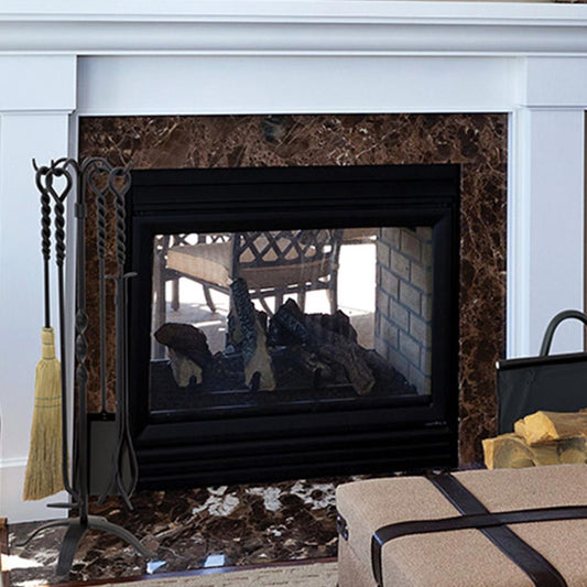 Black Wrought Iron Fireset