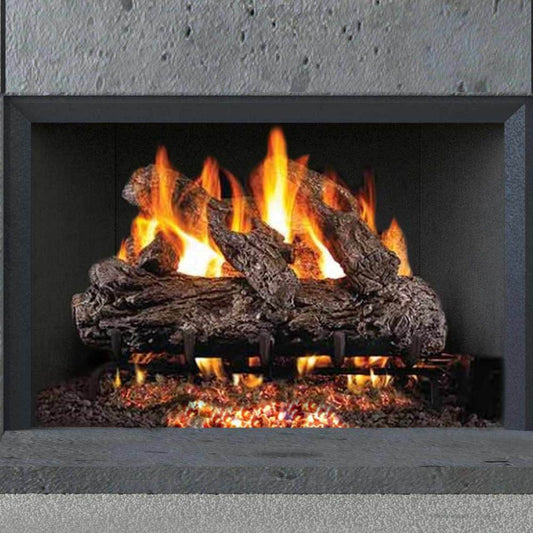 18'' Peterson Real Fyre Rustic Oak Vented Gas Log Kit