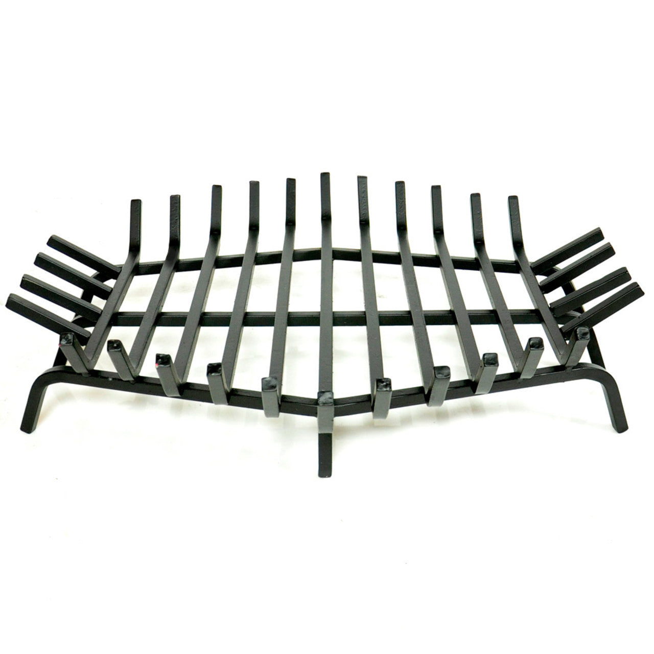 27" Hex Shape Steel Fireplace Grate