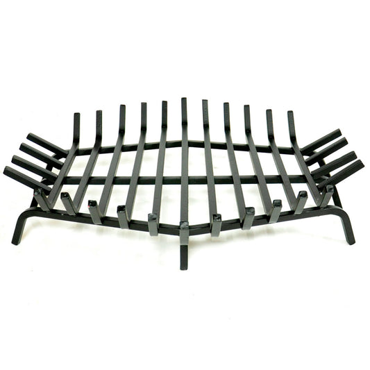 27" Hex Shape Steel Fireplace Grate