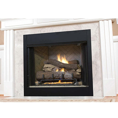 Superior 42" VRT3500 Series Vent-Free Circulating Smooth Face Fireplace - White Stacked Liner