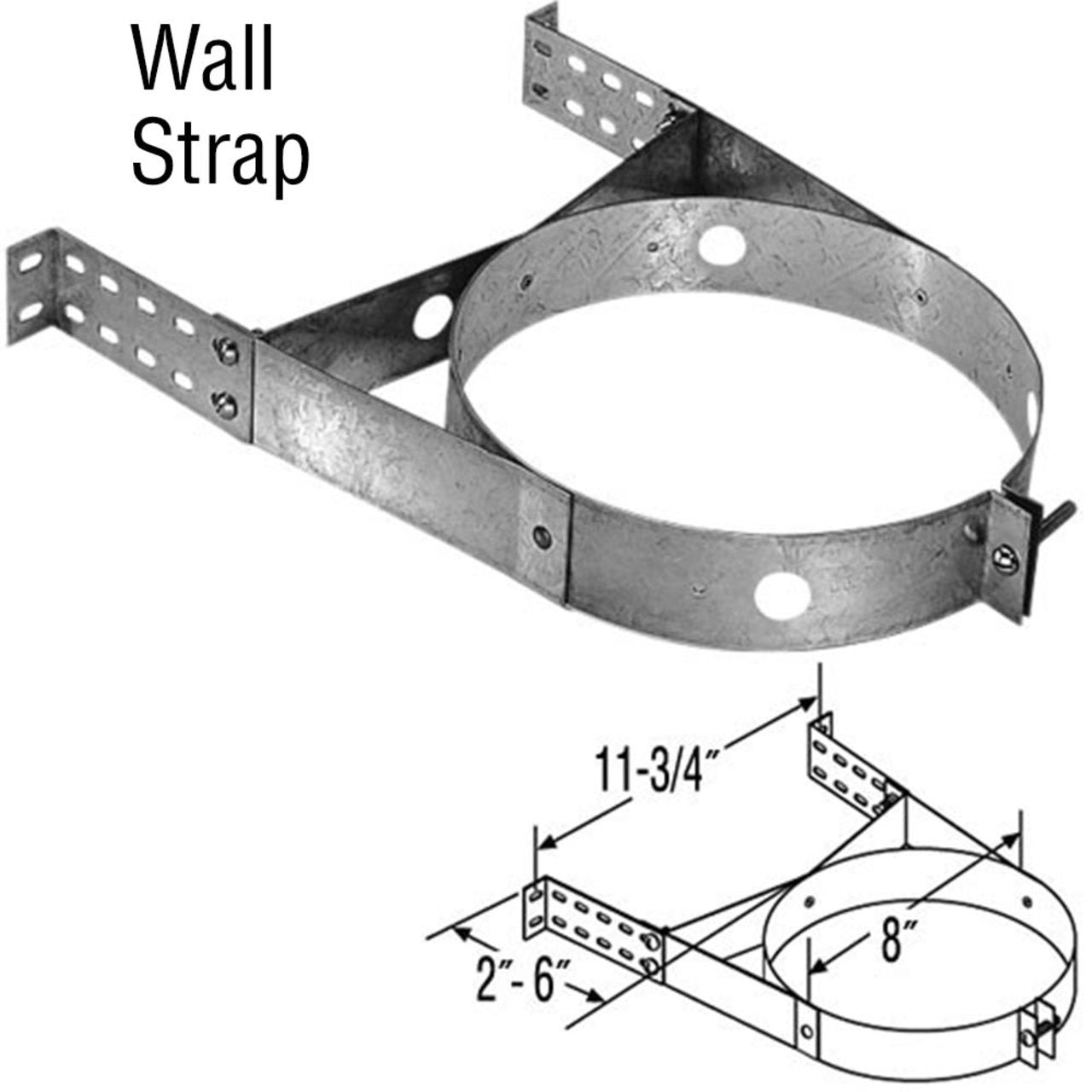 8'' DuraTech Thru-the-Wall Kit - DT830-KIT