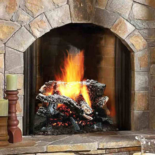 24" Canyon Wildfire Vented Gas Log Set-Natural Gas