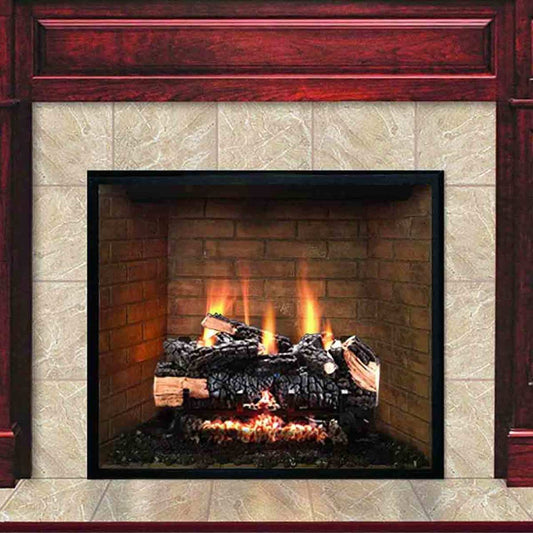18" Cumberland Charred Vent Free Gas Log Set w/Manual Valve - LP