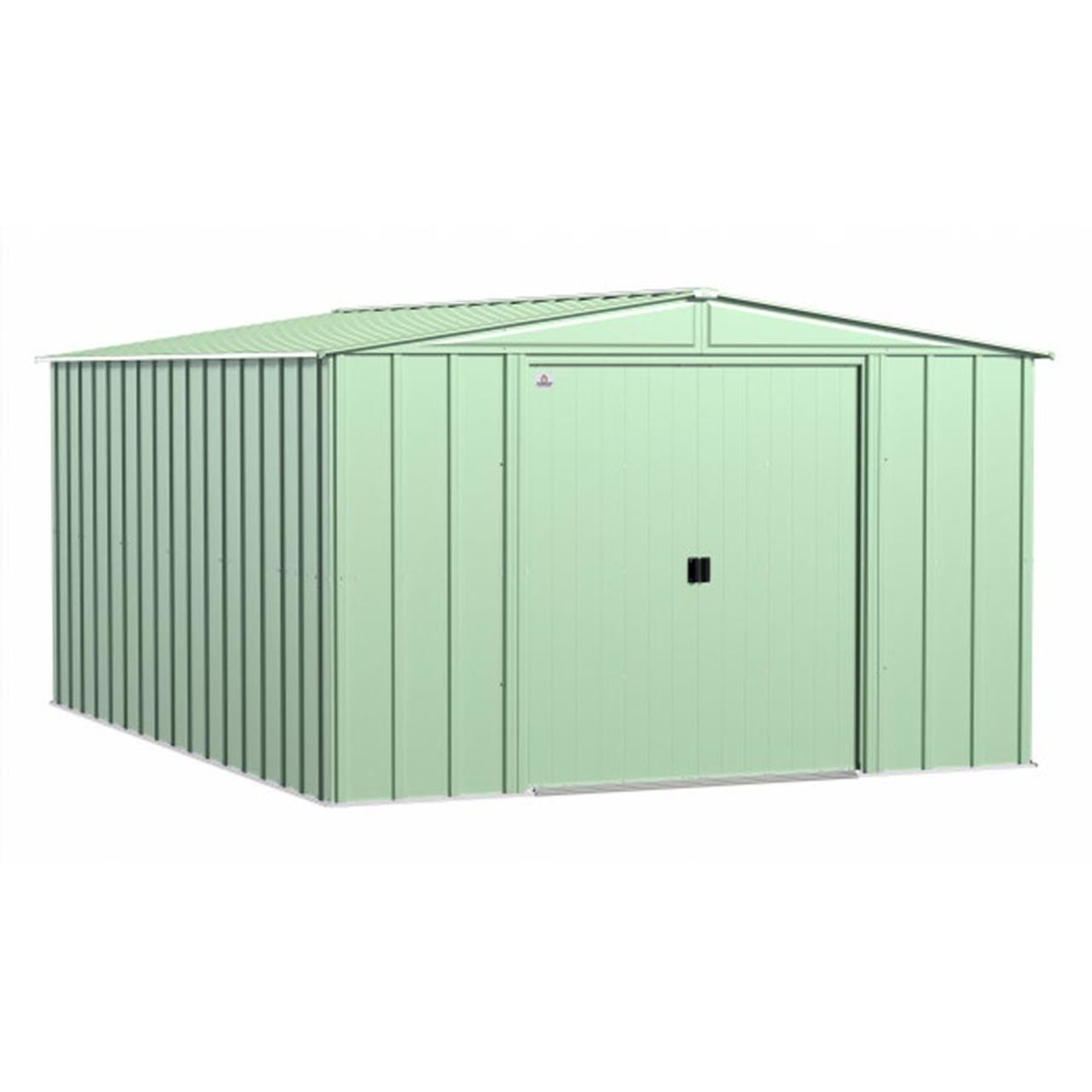 Arrow Classic Steel Storage Shed  10' x 14' -  Sage Green