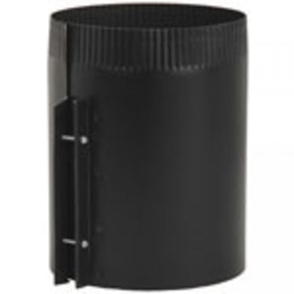 6" 24-Ga. Snap-Lock Black Draw Band Connector