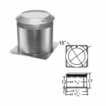 12'' DuraChimney II Attic Insulation Shield - 12DCA-IS