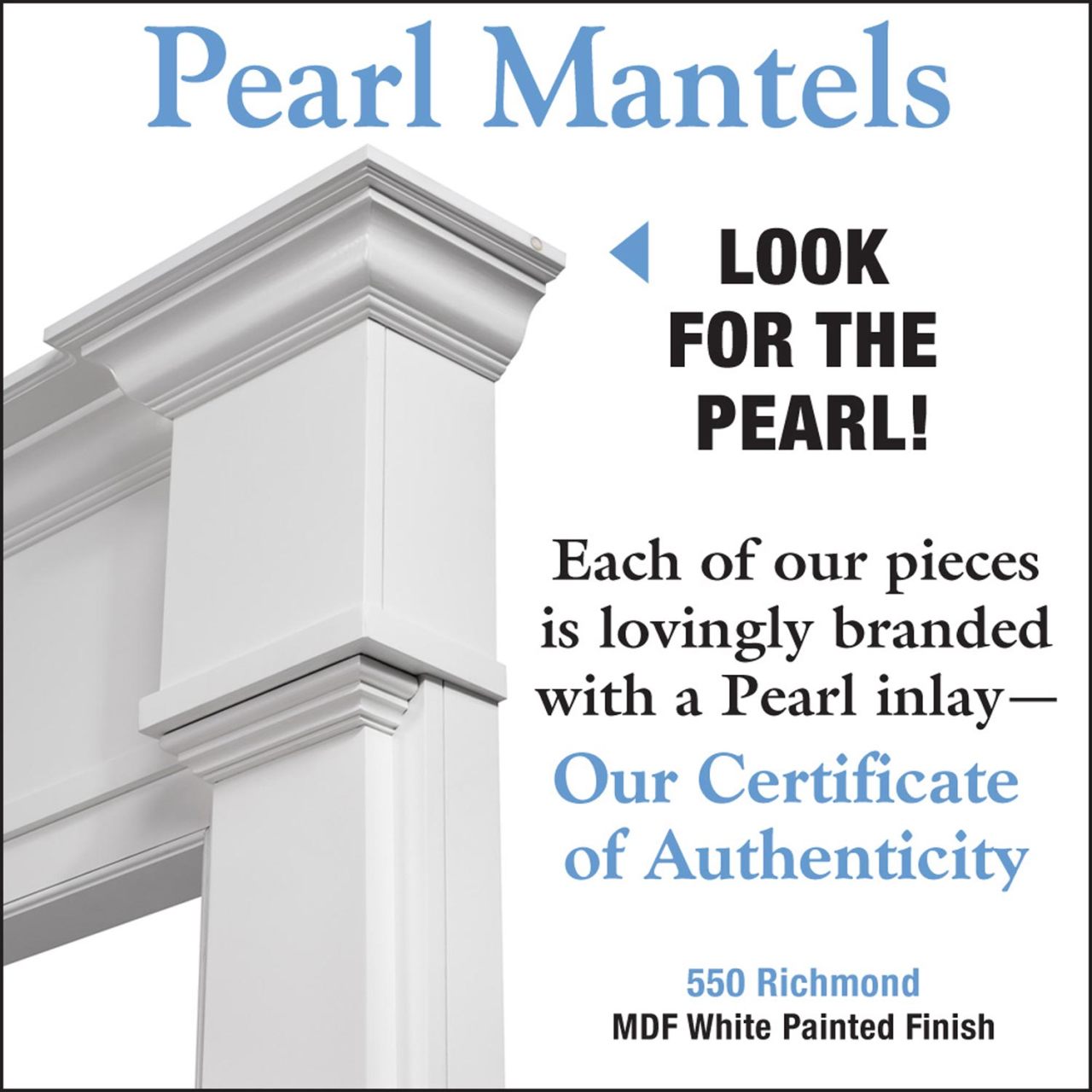 48'' Richmond Contractors Fireplace Surround by Pearl Mantels