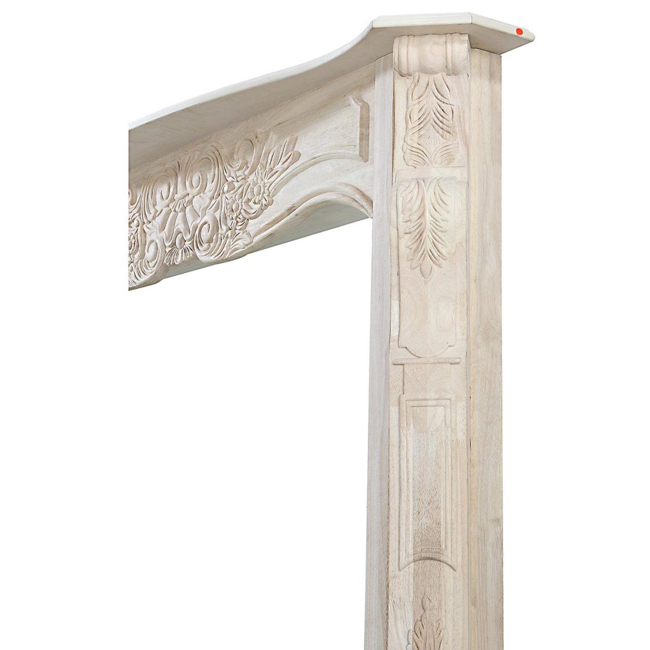 58" Deauville Unfinished Fireplace Surround by Pearl Mantels