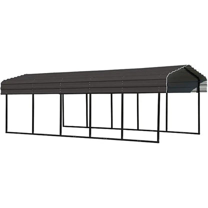 Arrow Carport 10 x 24 x 7 Ft. - Charcoal