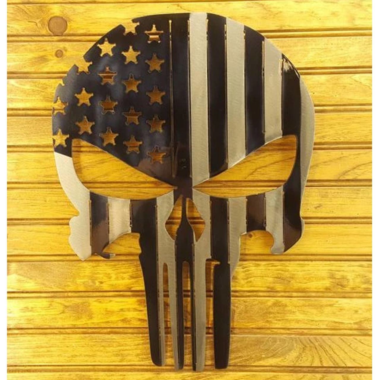 24" Decorative Metal Art - Punisher