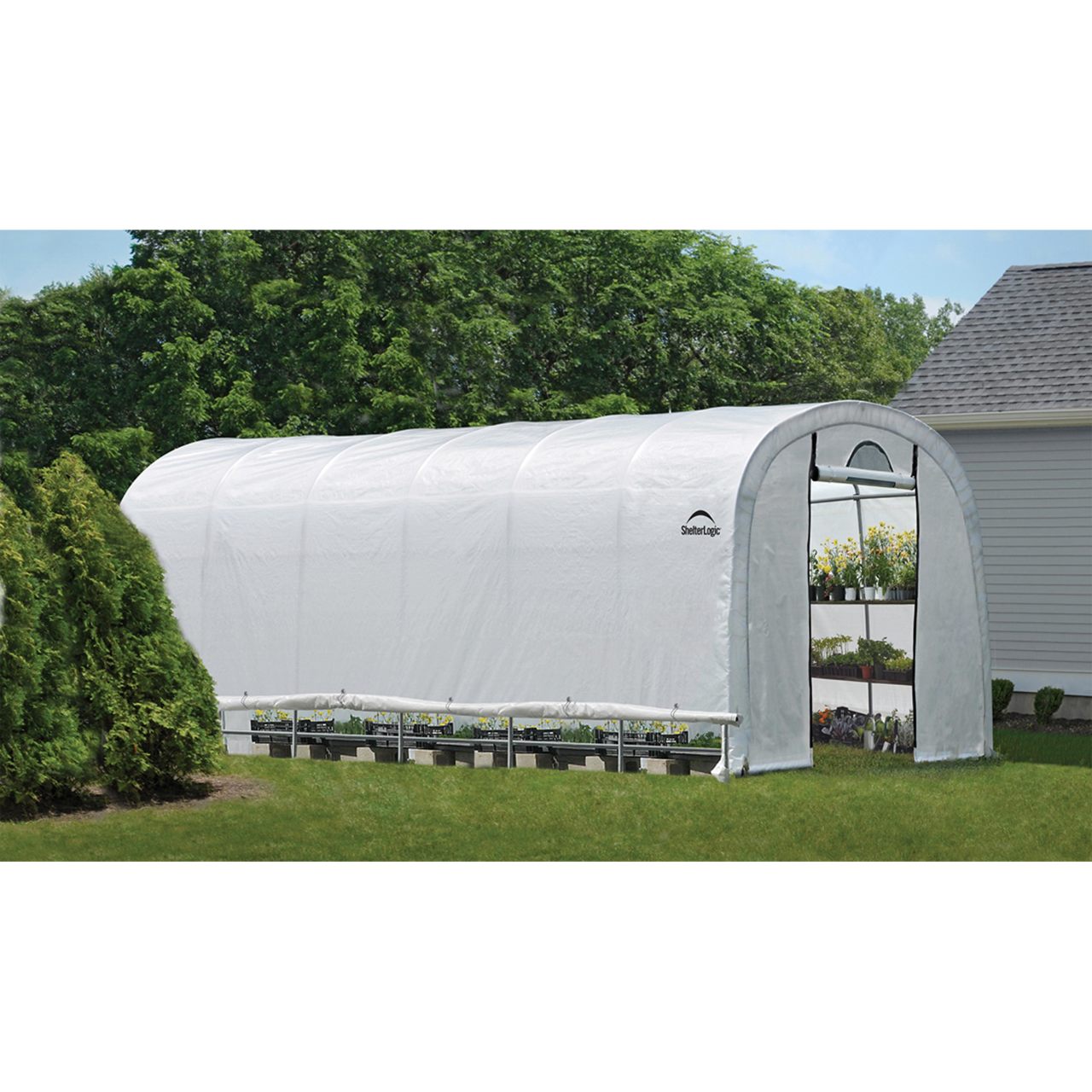 GrowIT 12' x 24' Heavy Duty Round Greenhouse