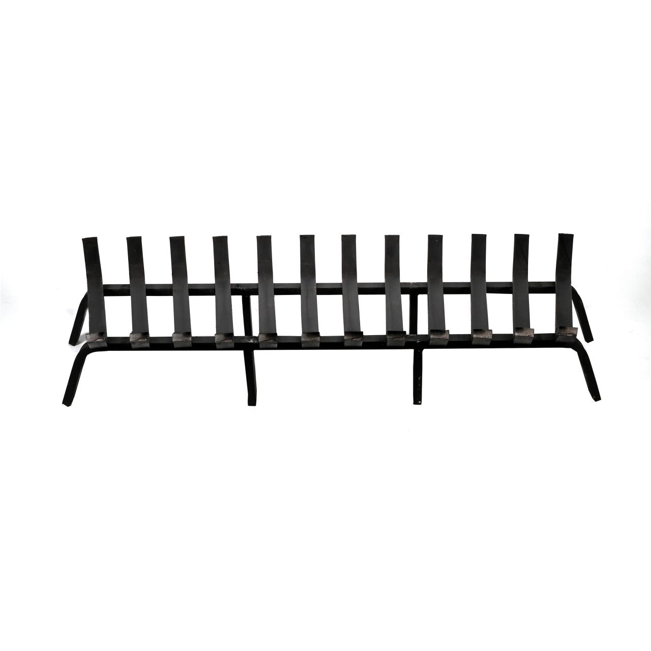 36" Black Lifetime Fireplace Grate - Extra Heavy-Duty