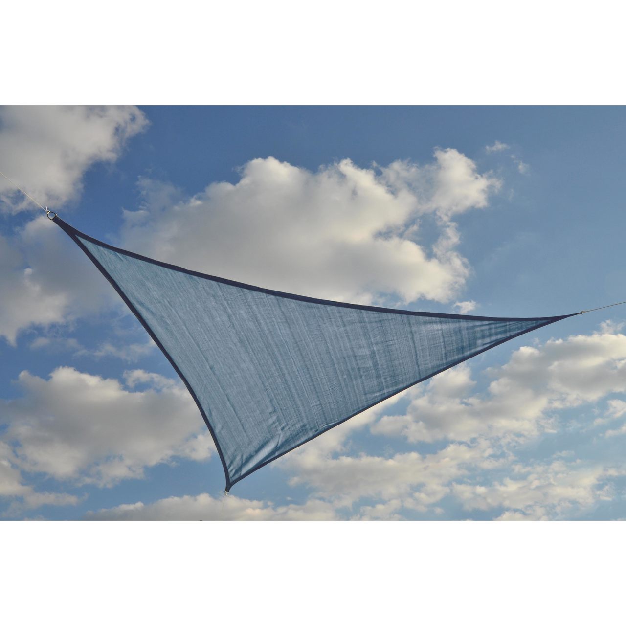 16' x 16' Heavyweight Triangle Shade Sail - Sea Blue