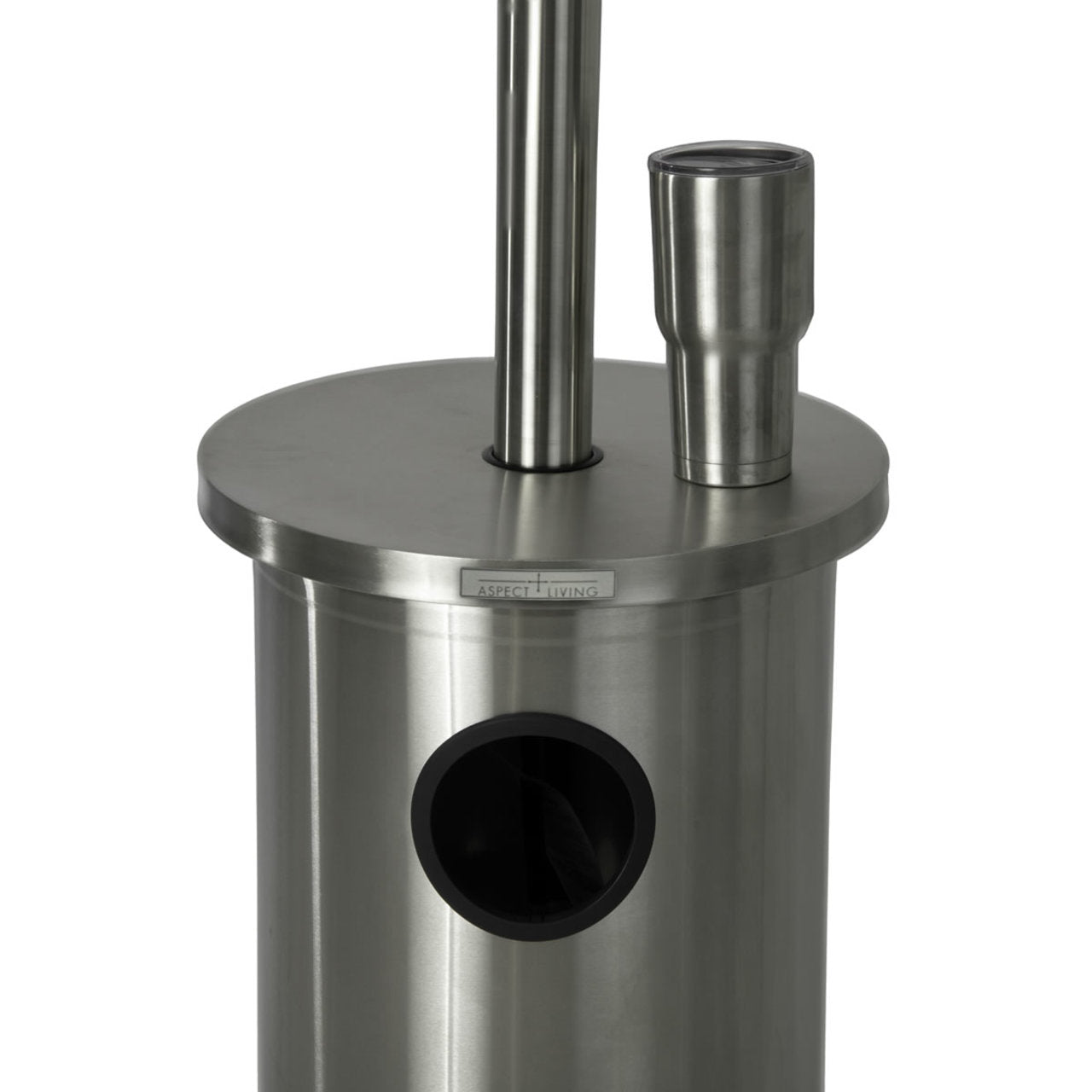 Fire Sense Stainless Steel Patio Heater with Table - 65044