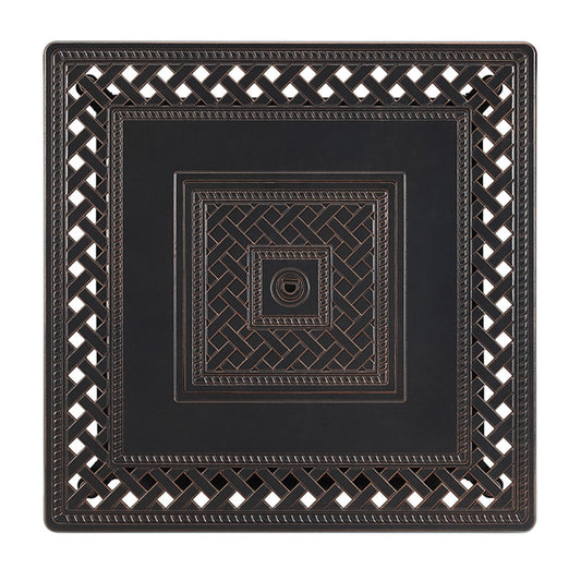 32" Downey Square Aluminum Gas Fire Pit -Propane - 37,000 BTU