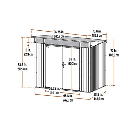 Denali 8' x 5' Shed