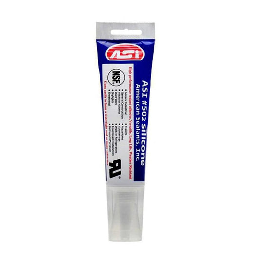 ASI 502 High Performance Black Silicone - 2.8 oz. Tube