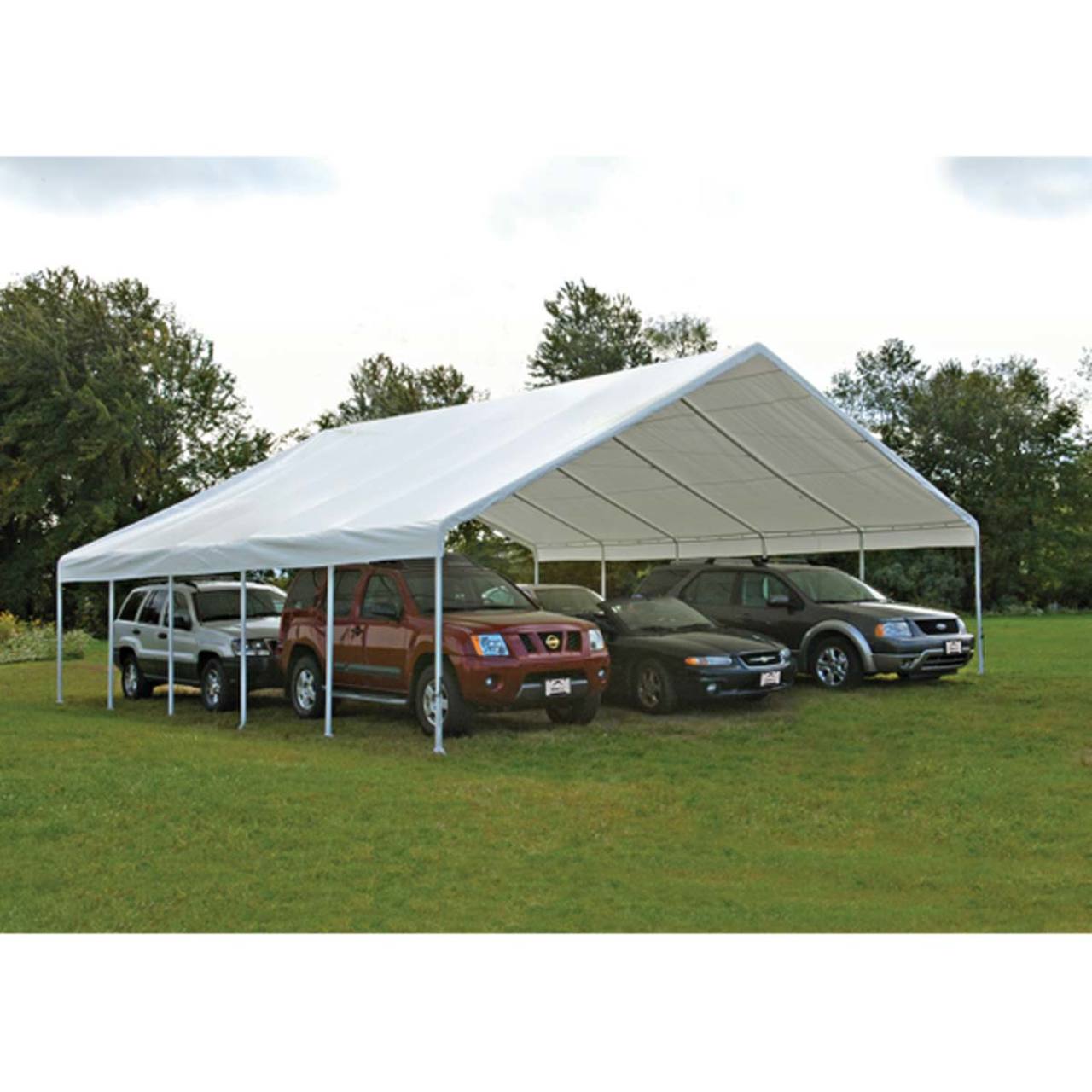 ShelterLogic 30' x 30' White Ultra Max Big Country Canopy - 27772