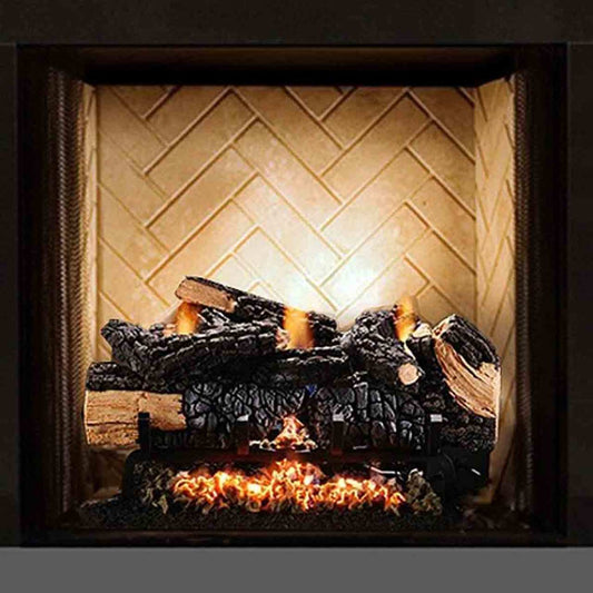 24" Cumberland Charred Gas Log Set w/Manual Valve - NG