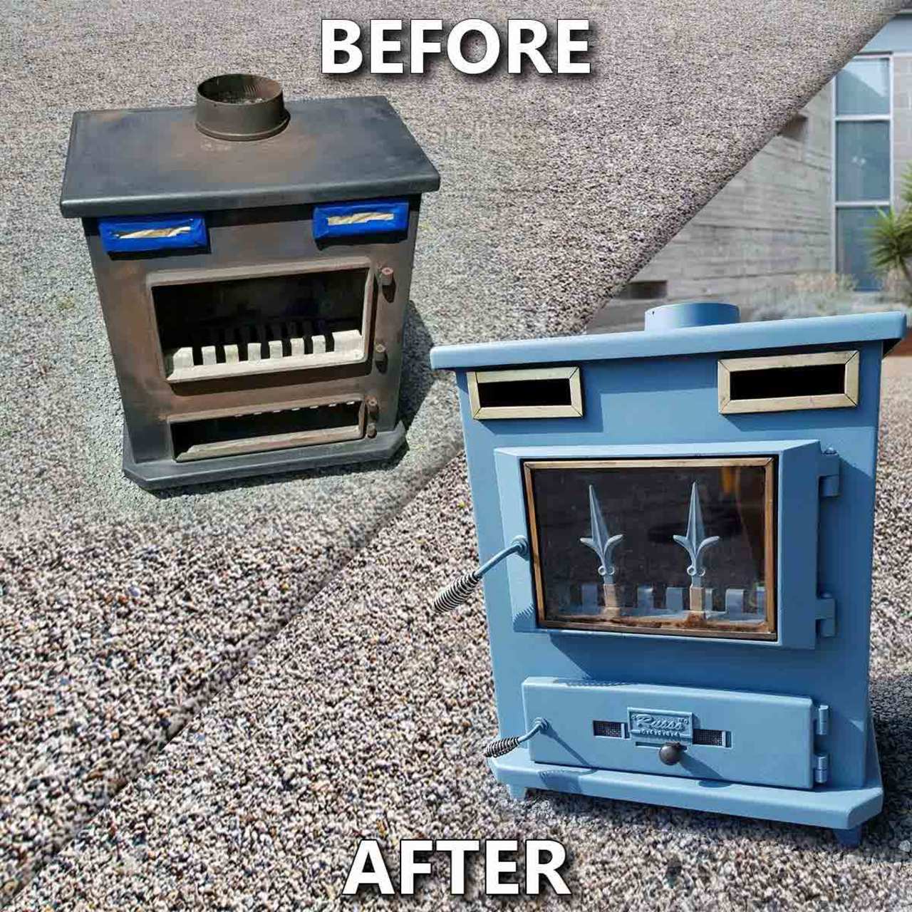 Stove Bright High Temp Paint - Patriot Blue - 8106