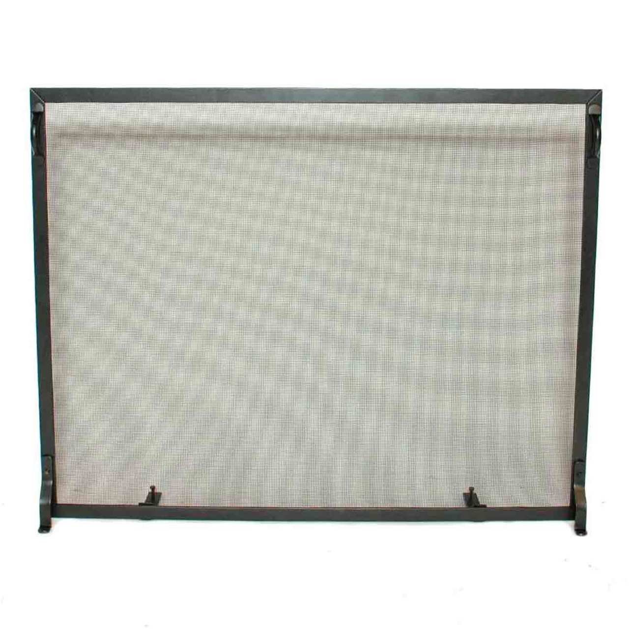 Pilgrim Craftsman Fireplace Screen - Vintage Iron 39" x 31"